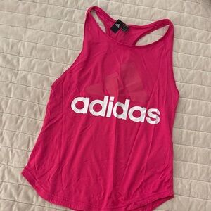 Adidas Vibrant Pink Racerback Tank